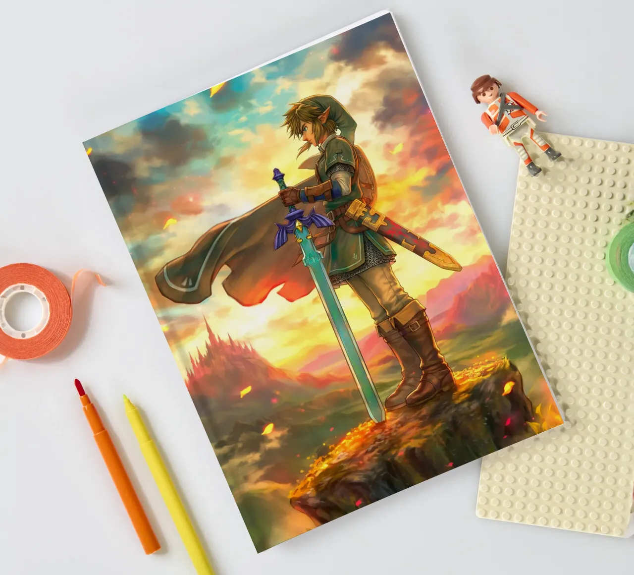 Link Legend of Zelda notebook by Fleur de Lys