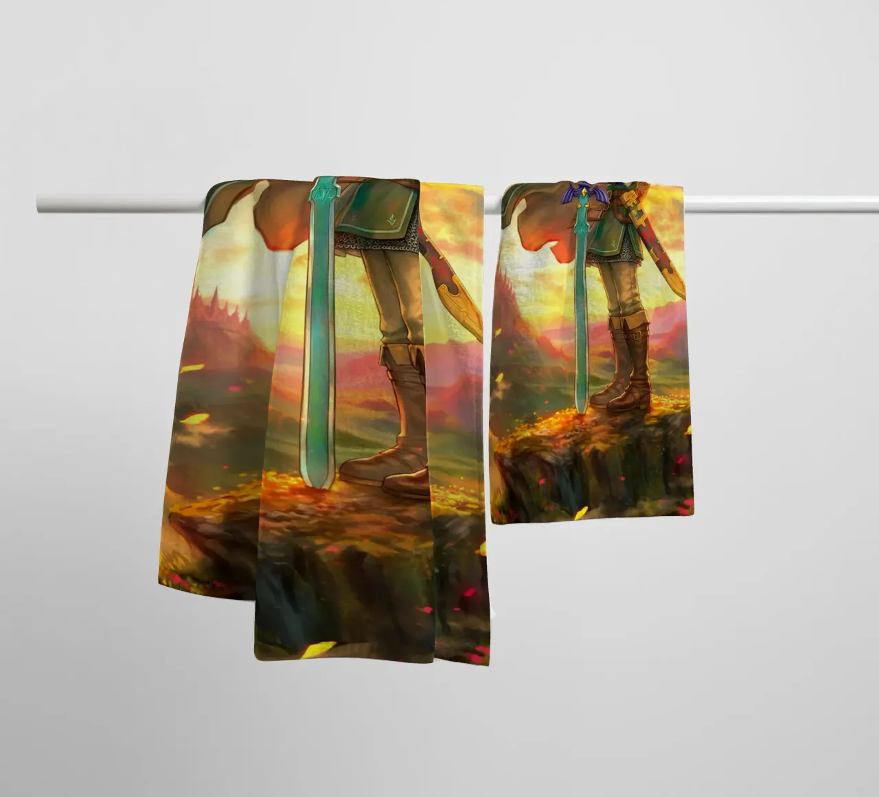Link Legend of Zelda towel by Fleur de Lys