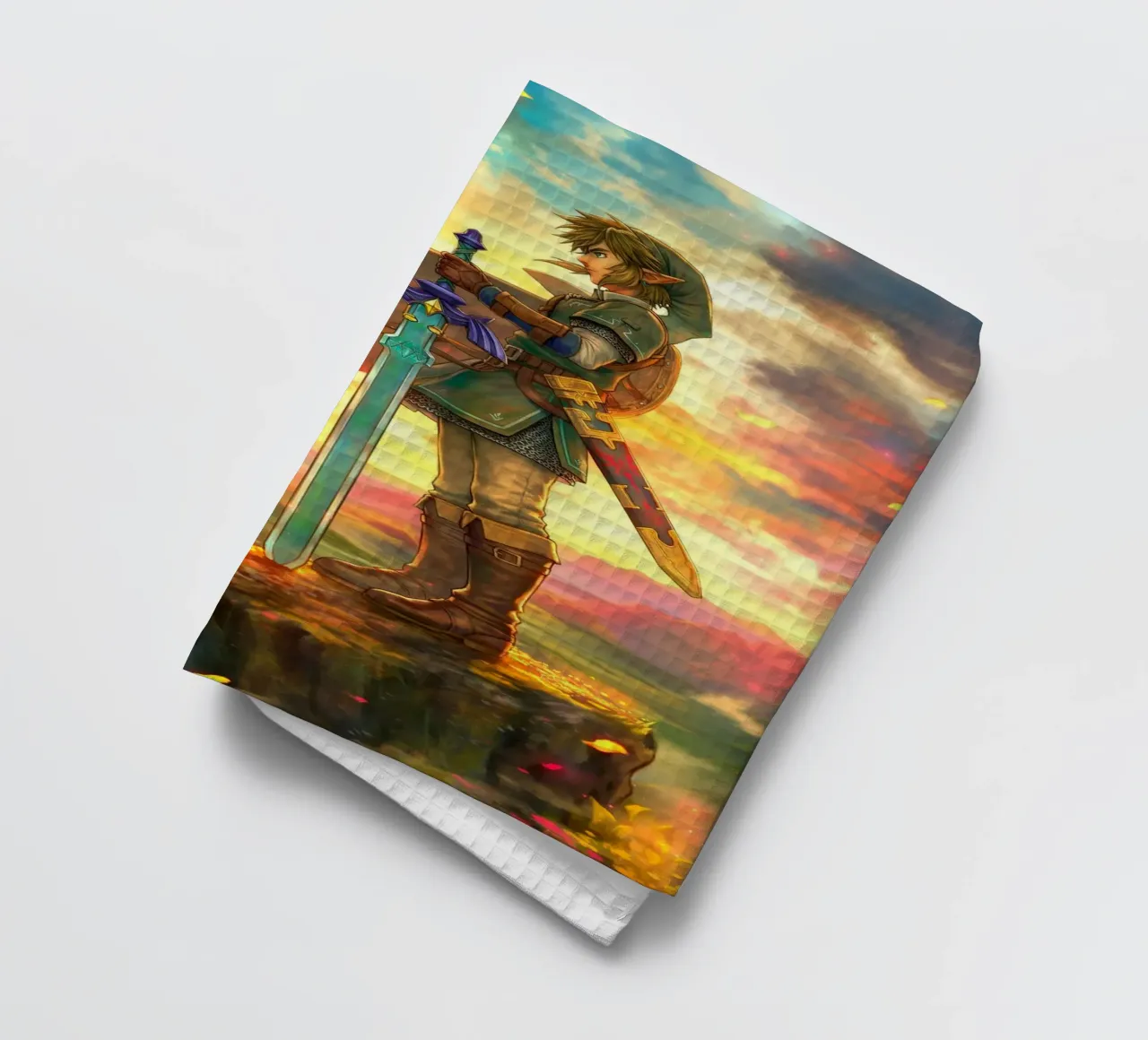 Link Legend of Zelda torchon de Fleur de Lys