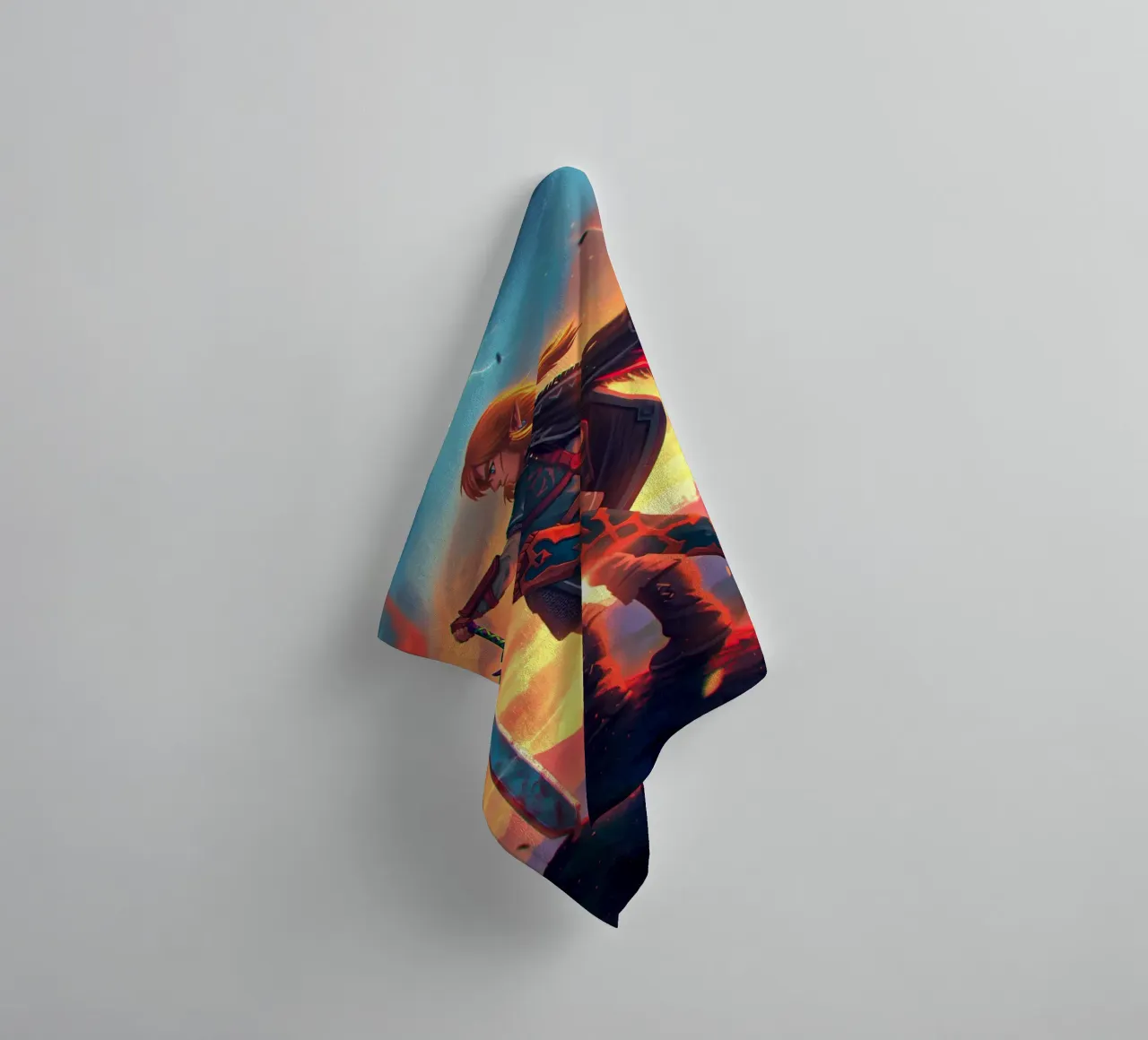 Link Legend of Zelda towel by Fleur de Lys