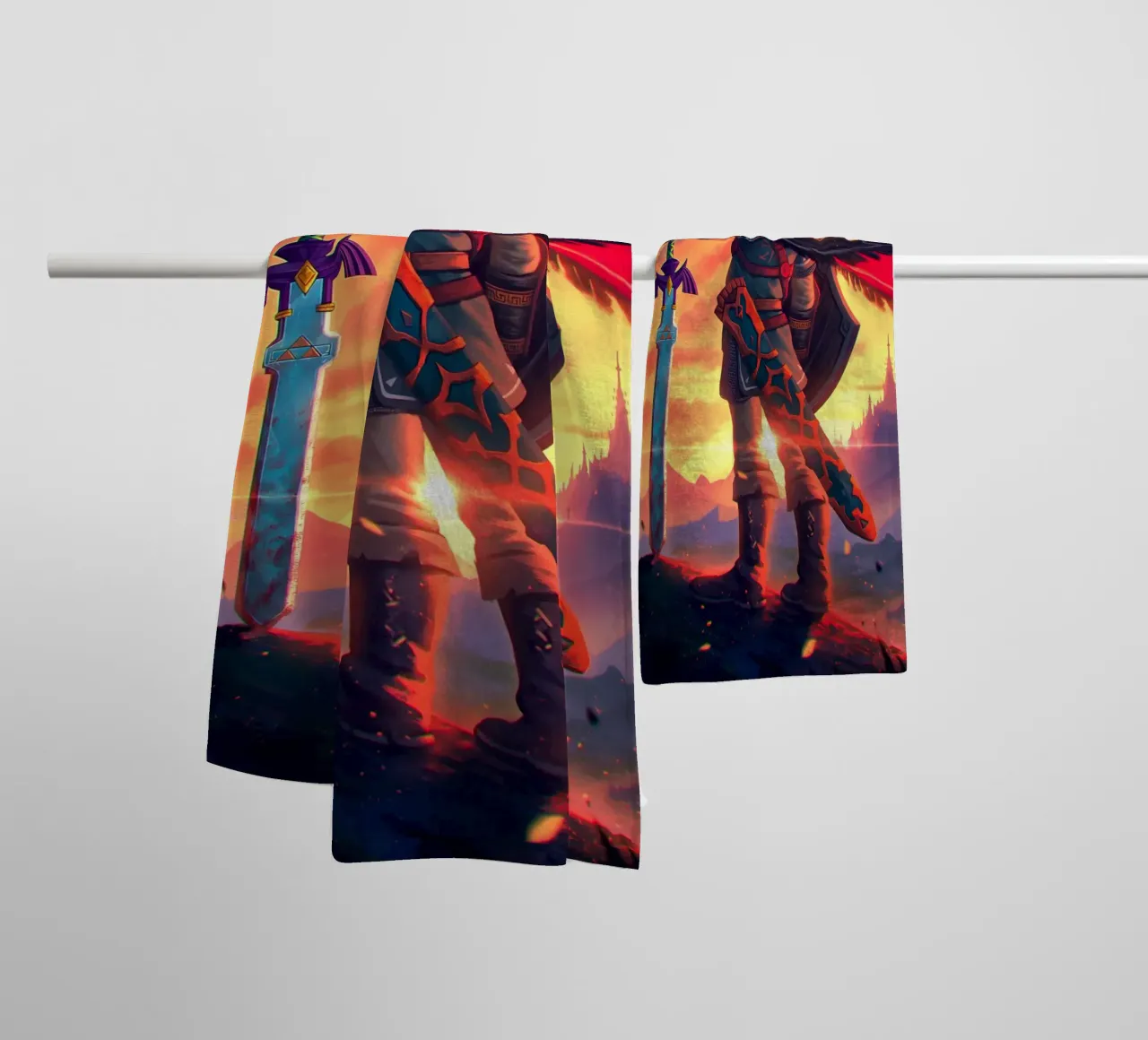 Link Legend of Zelda towel by Fleur de Lys
