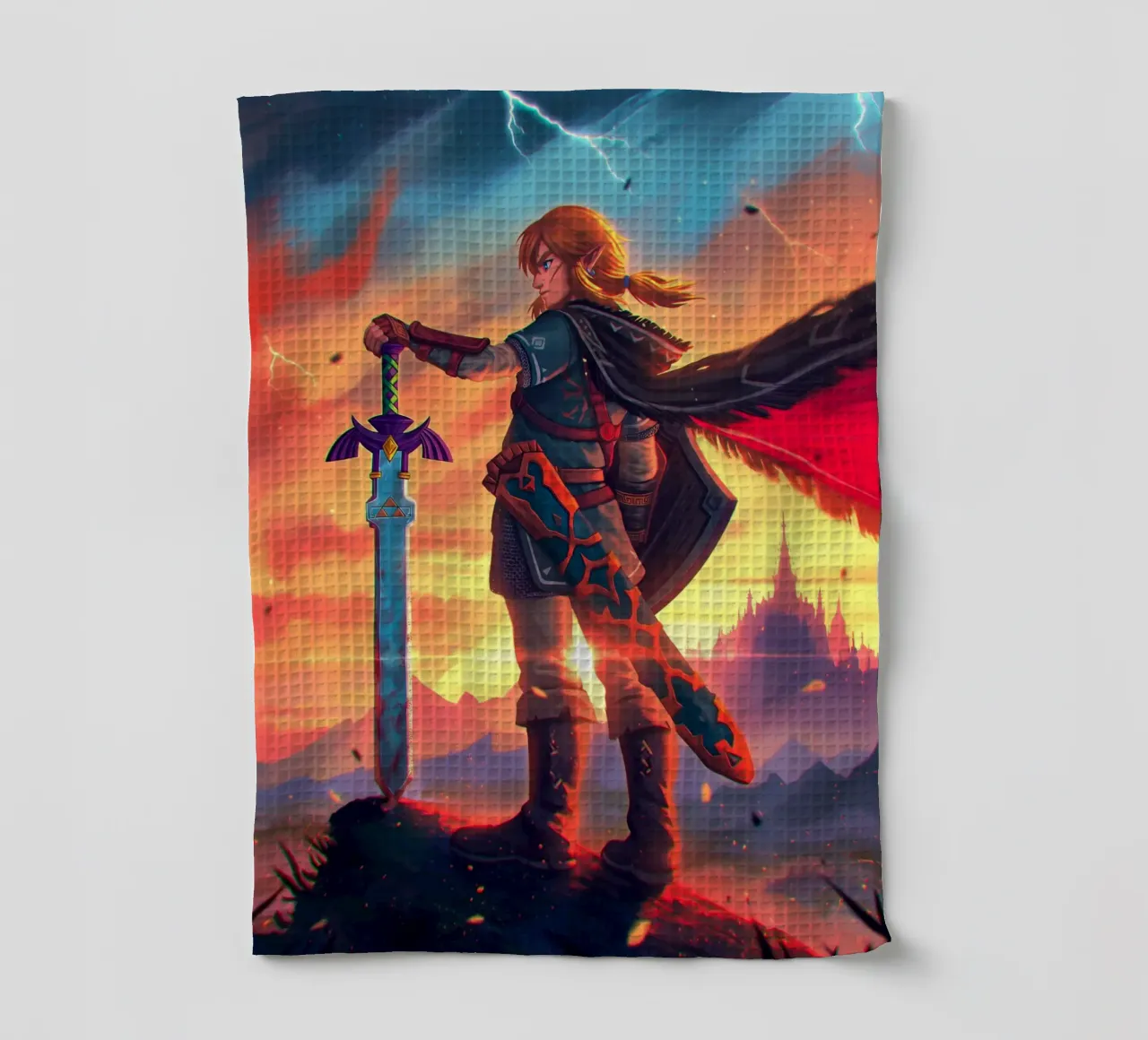 Link Legend of Zelda torchon de Fleur de Lys