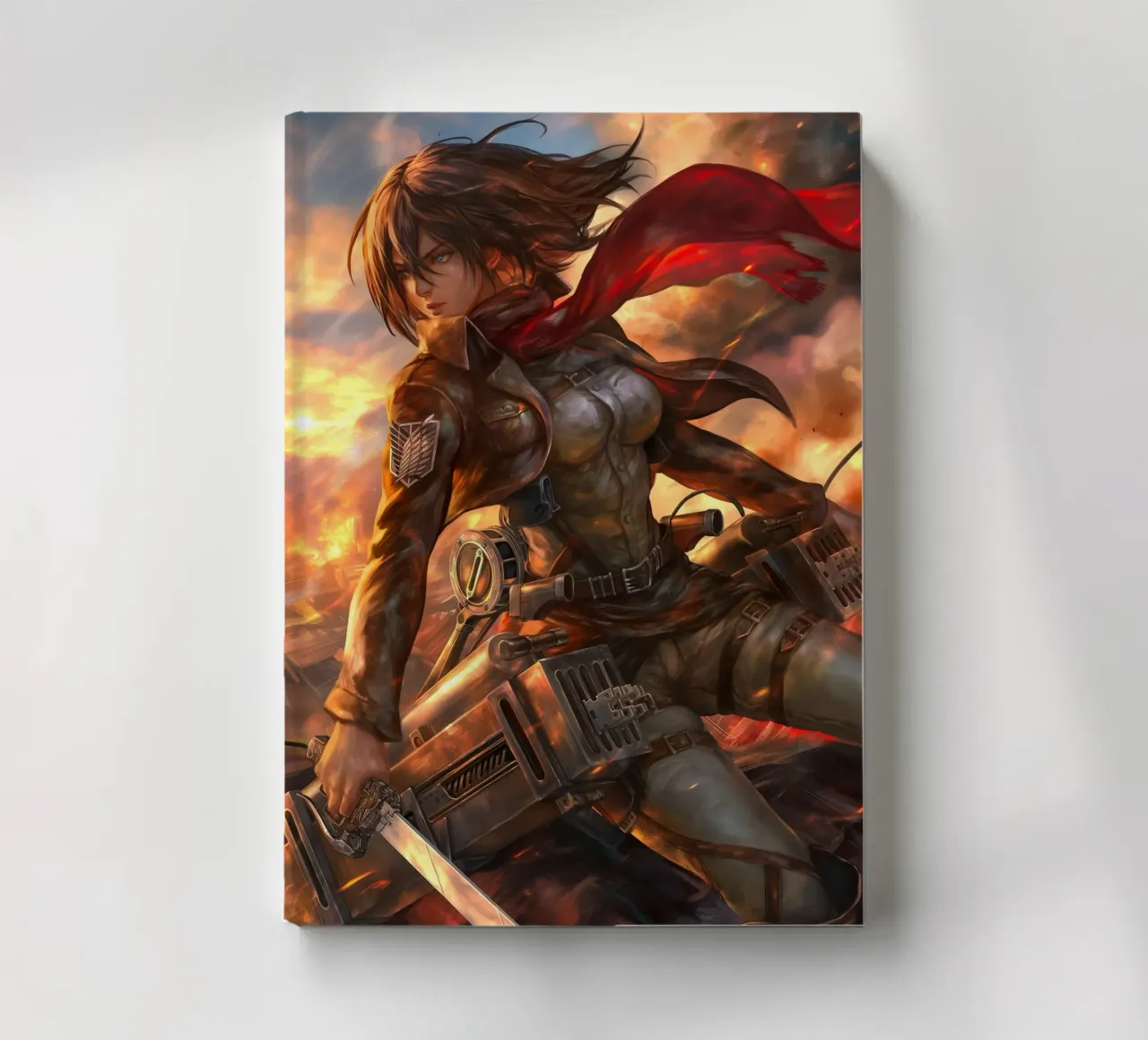 Mikasa Attack on Titan notebook by Fleur de Lys