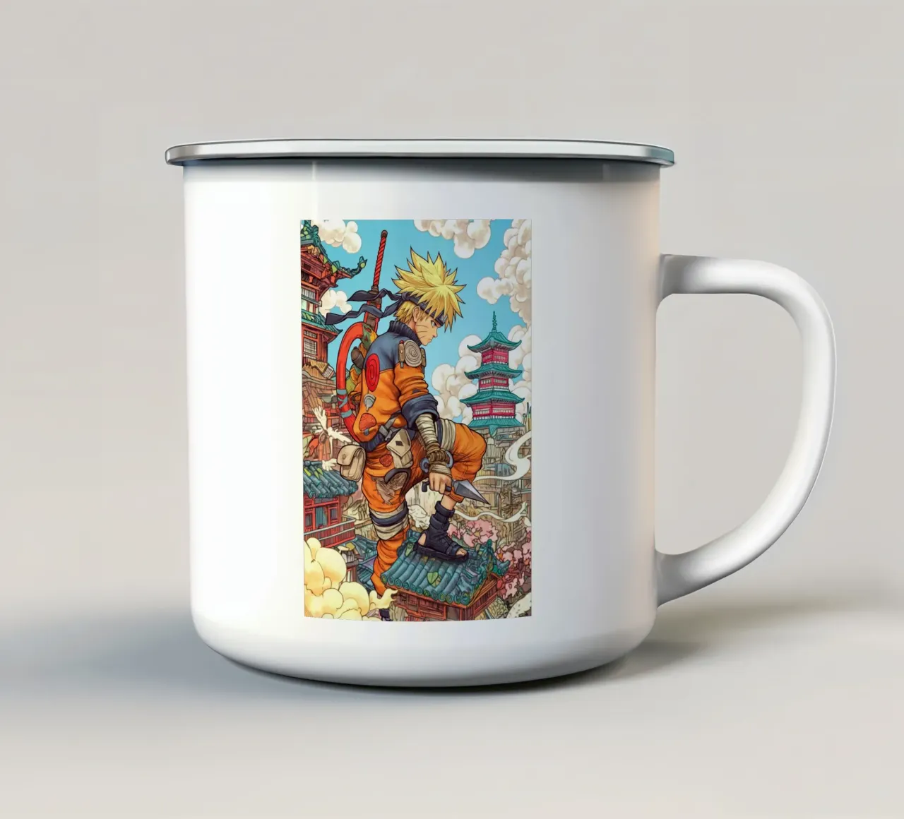 Naruto tazza in smalto da Fleur de Lys