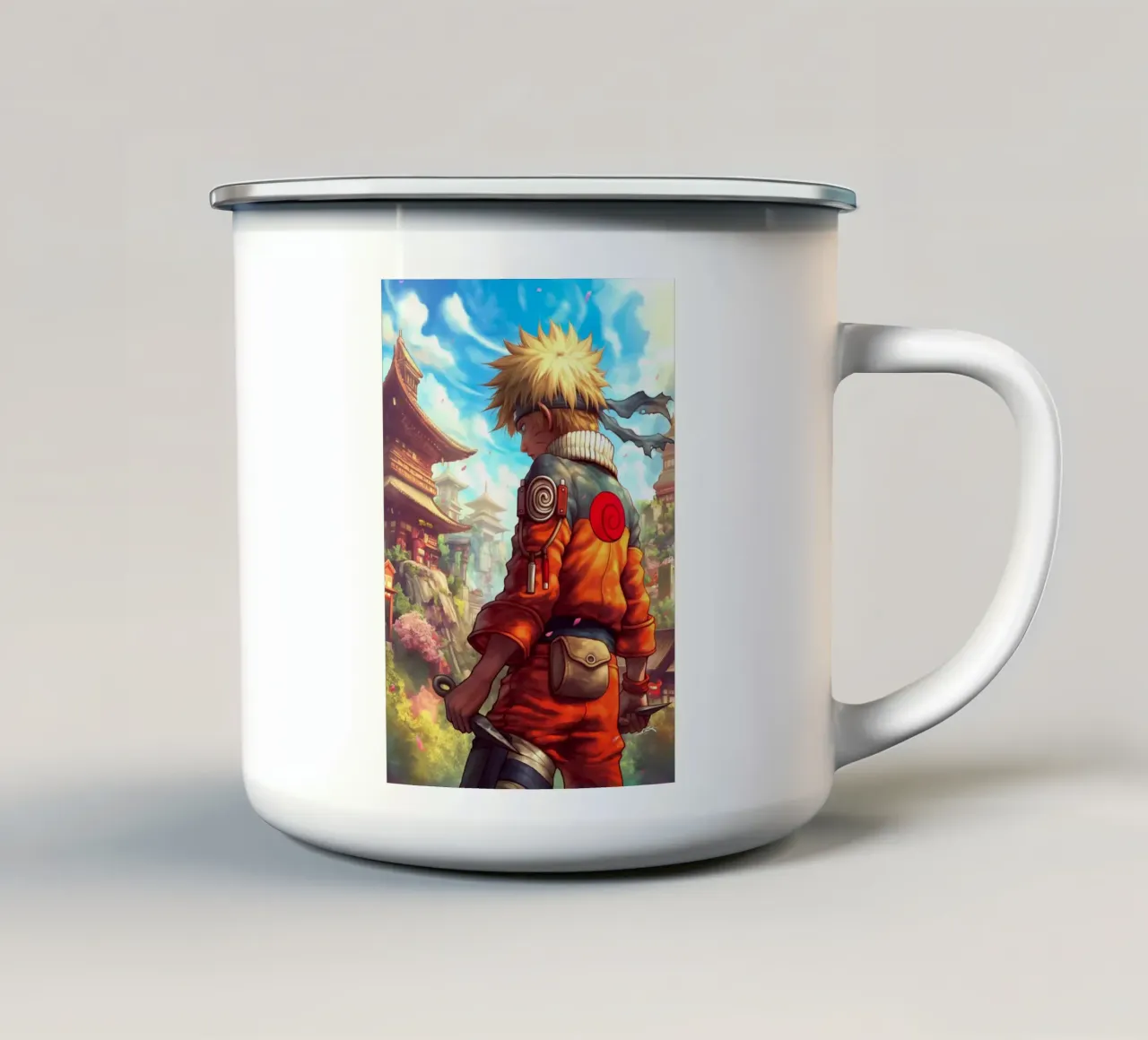 Naruto tazza in smalto da Fleur de Lys