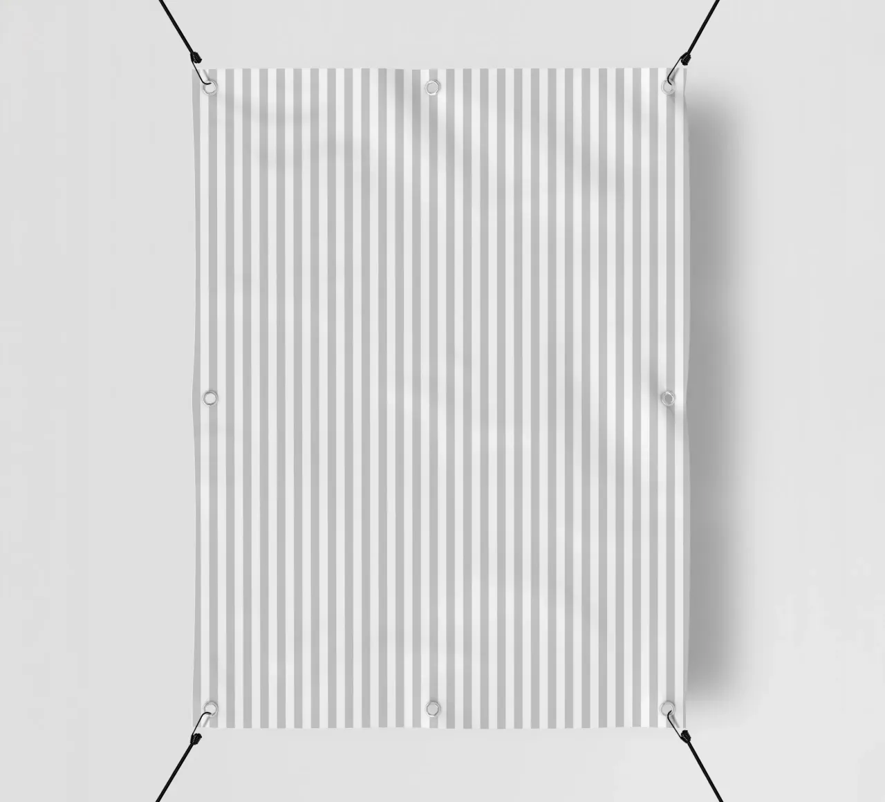 Minimal Basic Classic Bold Stripes 2 | Bianco e grigio chiaro telo in pvc da Beauty in Simplicity