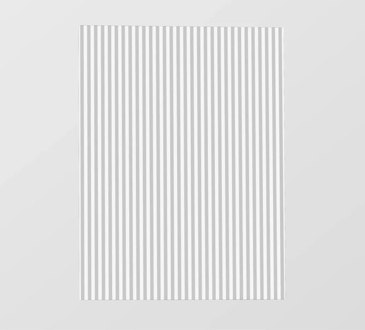 Minimal Basic Classic Bold Stripes 2 | Bianco e grigio chiaro telo in pvc da Beauty in Simplicity