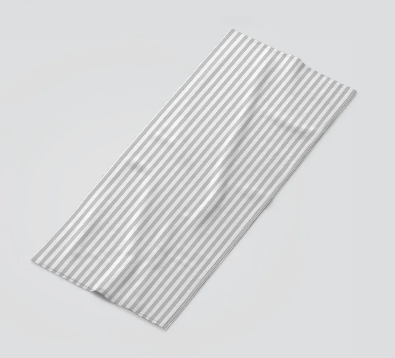 Minimal Basic Classic Bold Stripes 2 | Bianco e grigio chiaro telo mare da Beauty in Simplicity