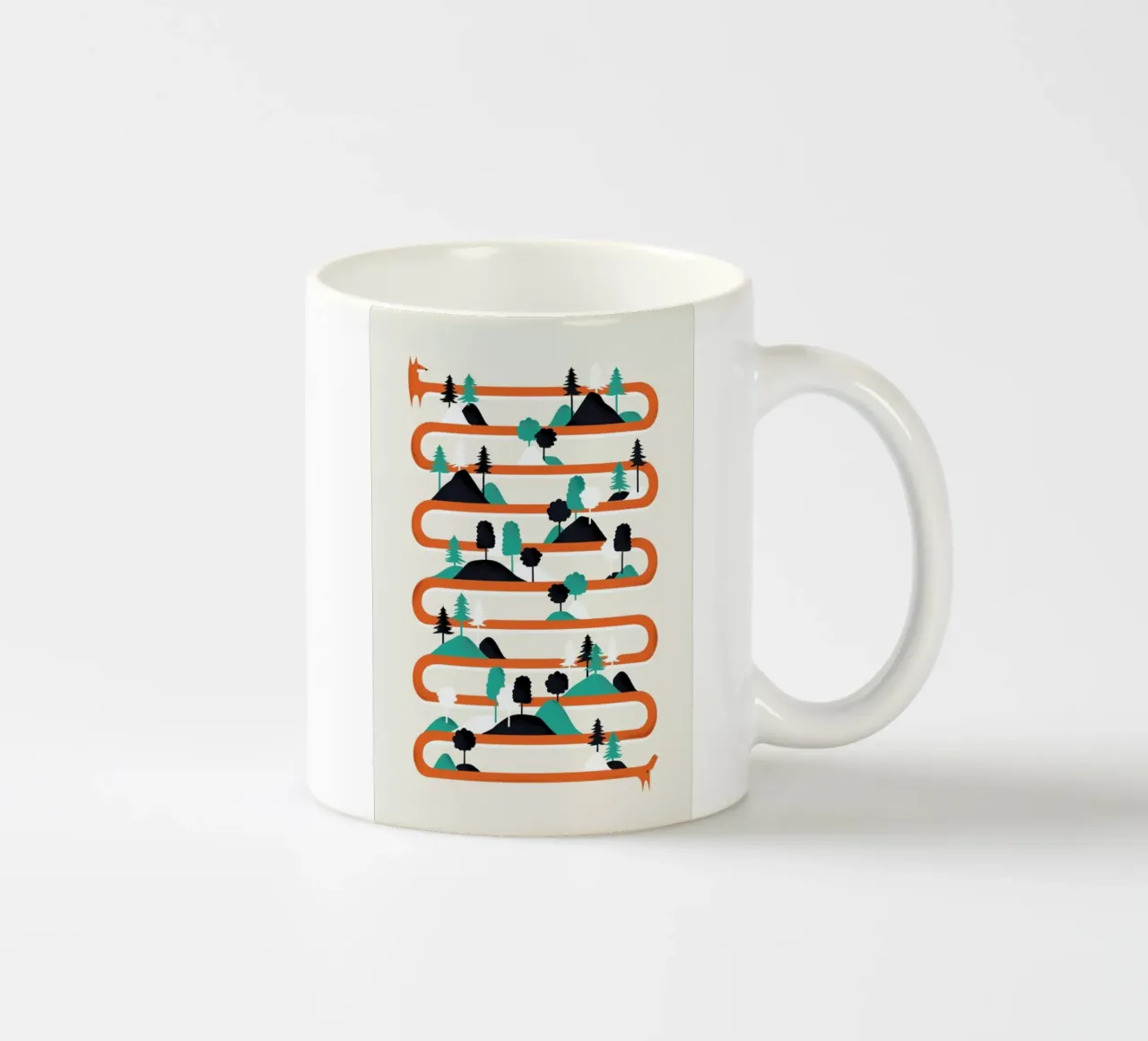 Foxy stripes tazza in ceramica da Róbert Farkas
