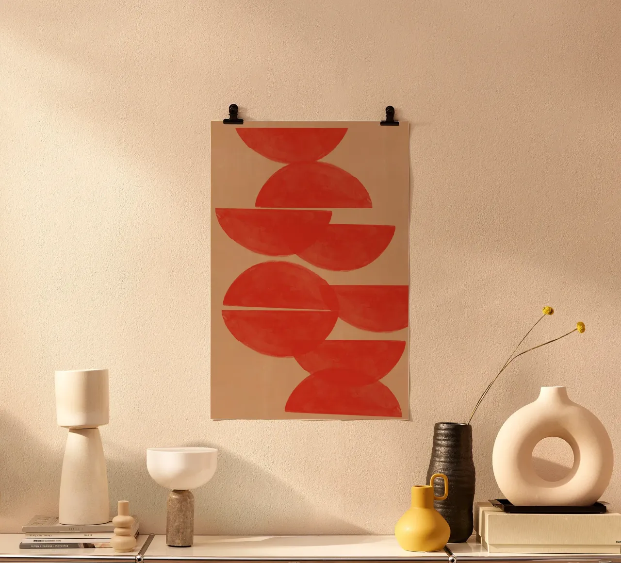 Il futuro è luminoso poster con telaio in plastica da The Miuus Studio