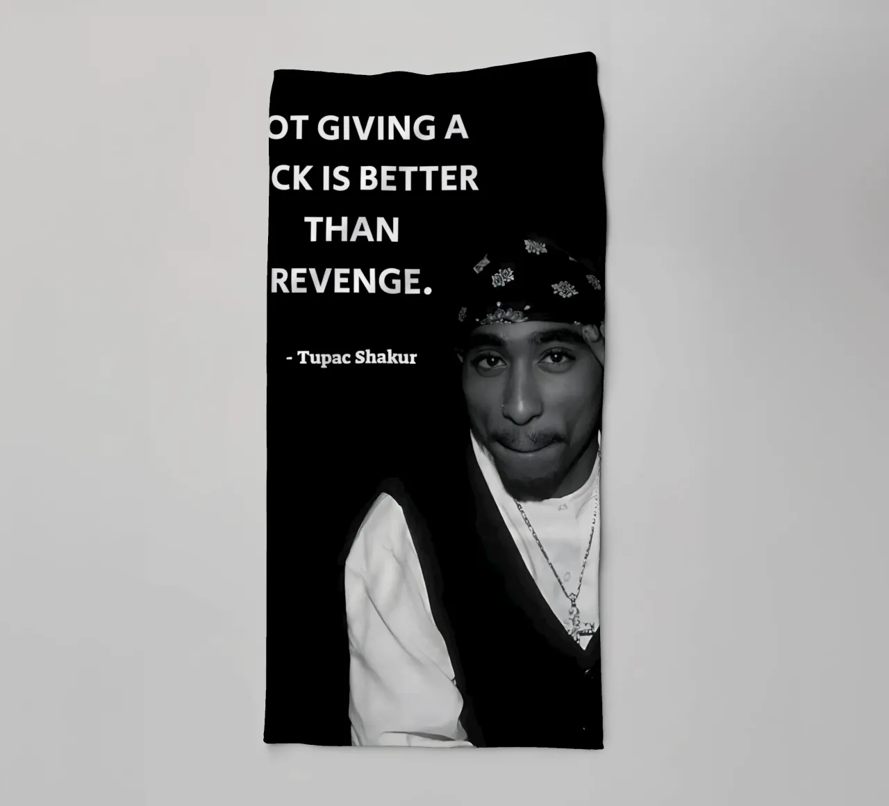 'Not giving iş better asciugamano da bagno da Type & Tape
