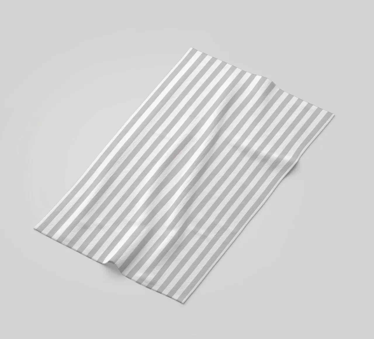 Minimal Basic Classic Bold Stripes | Bianco e grigio chiaro telo mare da Beauty in Simplicity