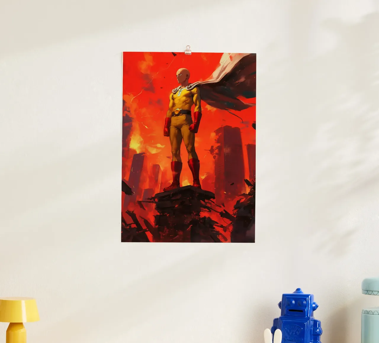 Saitama One Punch Man poster da Stellar Creative