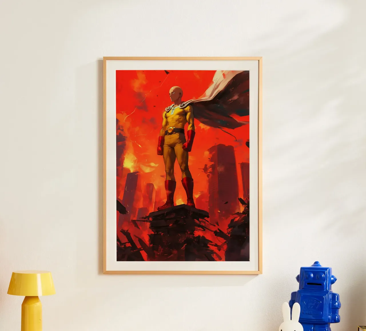 Saitama One Punch Man poster da Stellar Creative