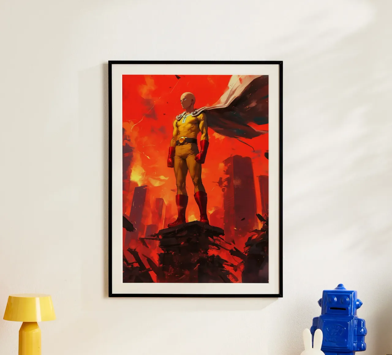 Saitama One Punch Man poster da Stellar Creative
