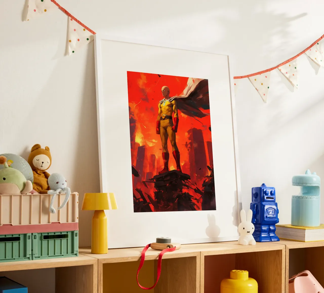Saitama One Punch Man poster da Stellar Creative