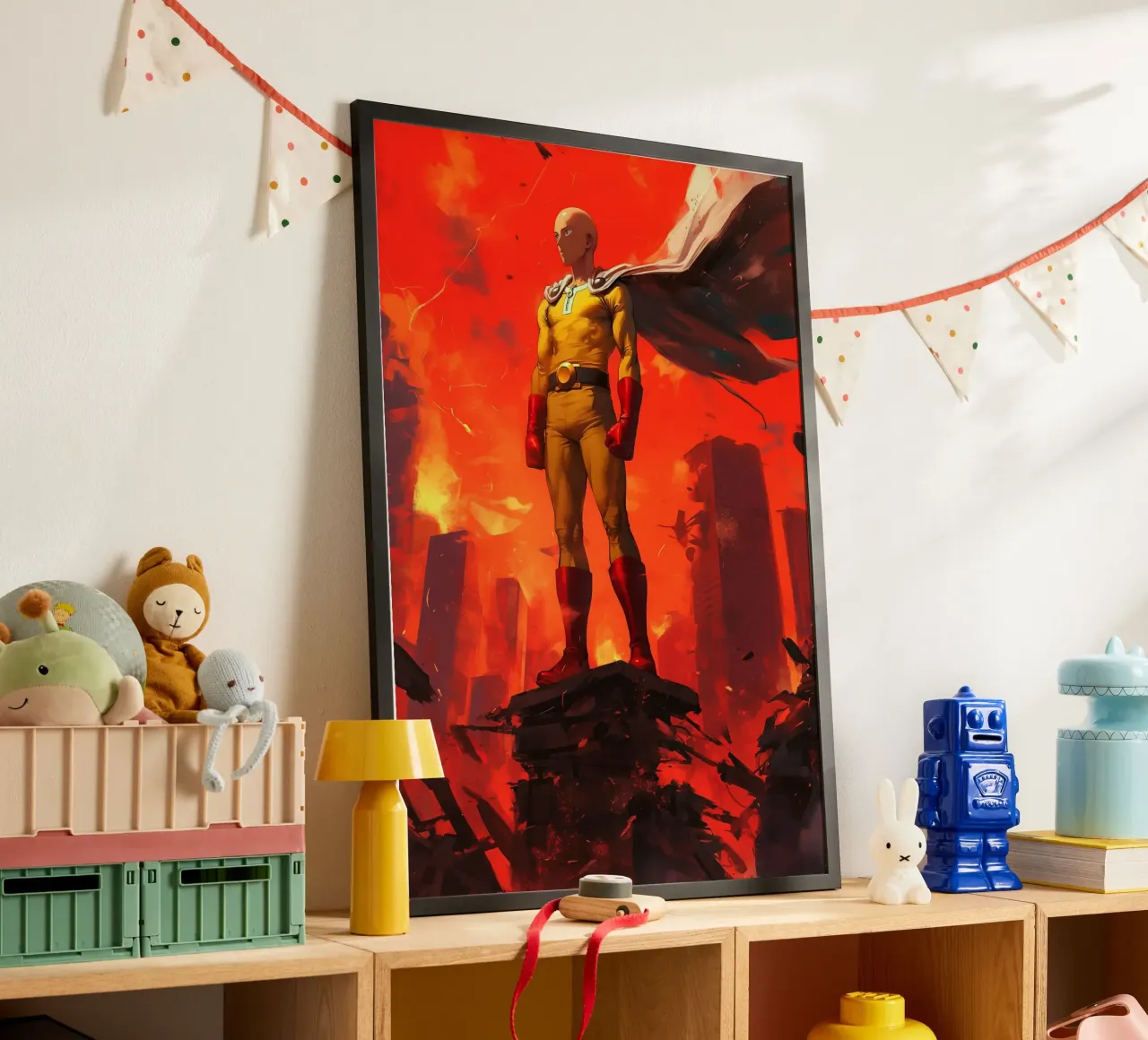 Saitama One Punch Man poster da Stellar Creative