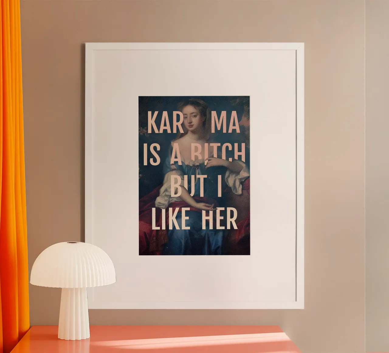 Karma poster da Type & Tape