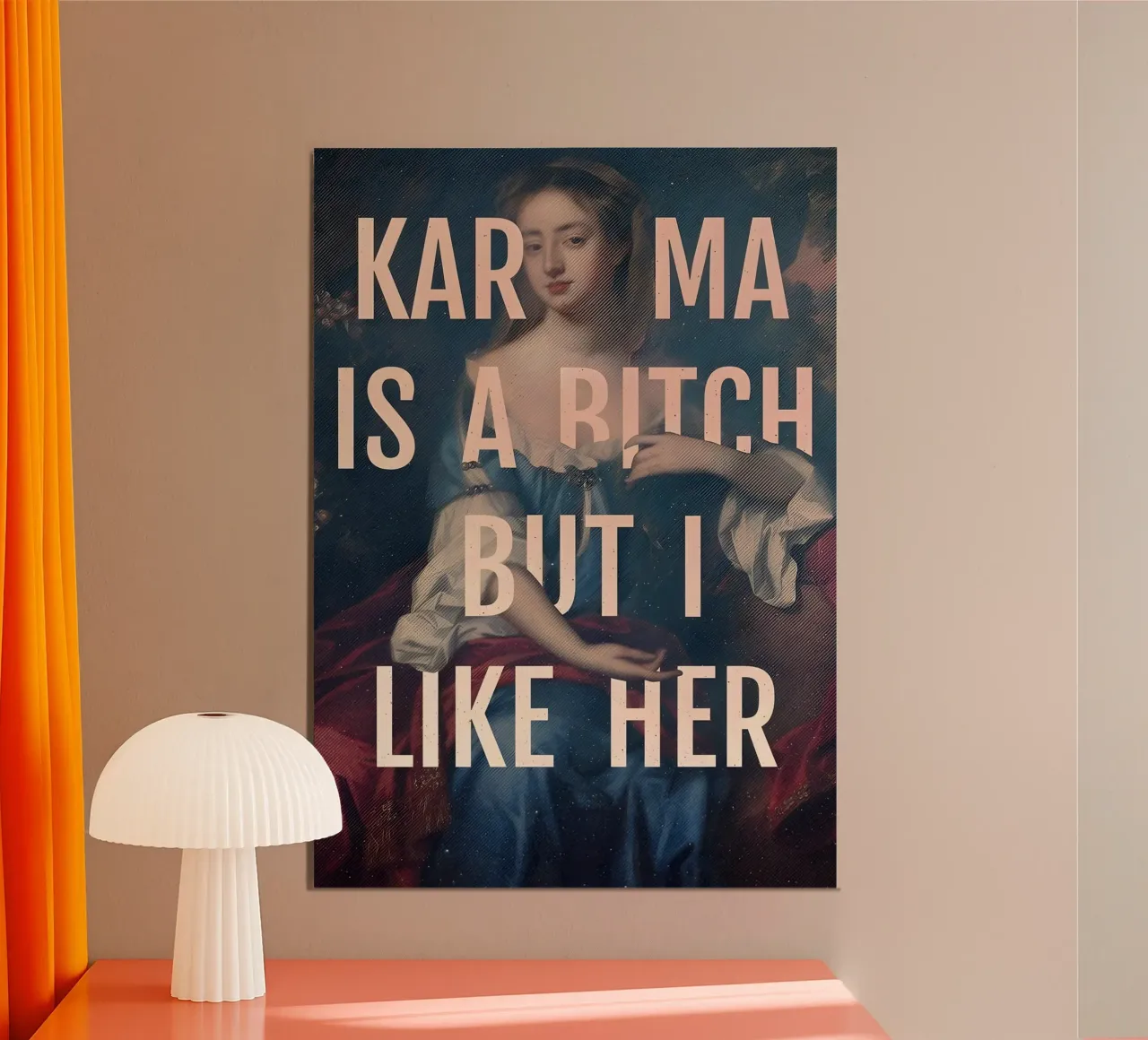 Karma poster da Type & Tape