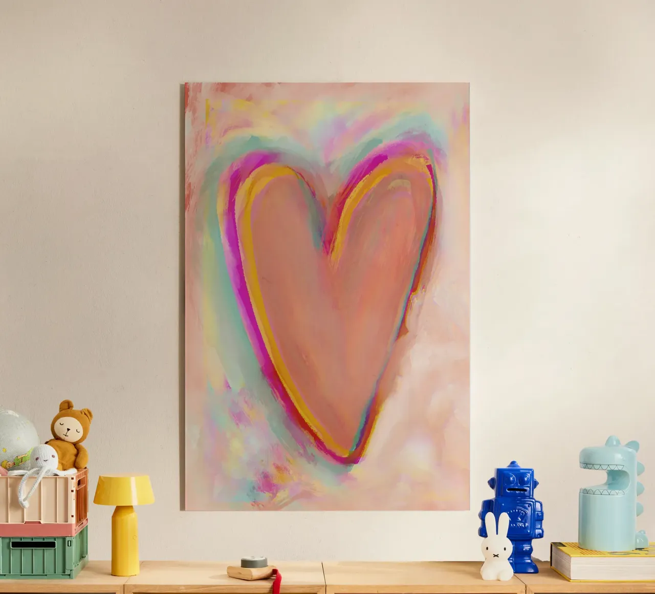 Vibrant Heart plexiglass da treechild