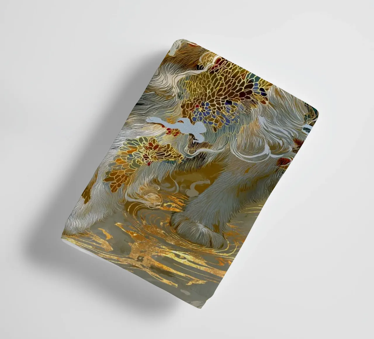 Ukiyo-e Cat towel by Fleur de Lys