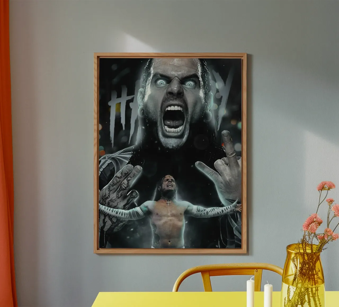 Jeff Hardy alluminio dibond da Musadad Shop