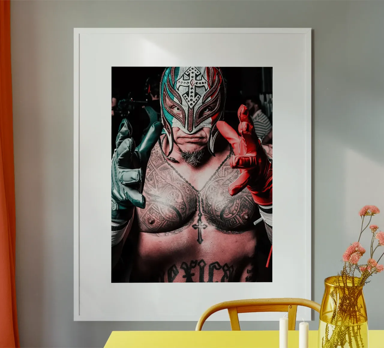 Rey Mysterio poster da Musadad Shop