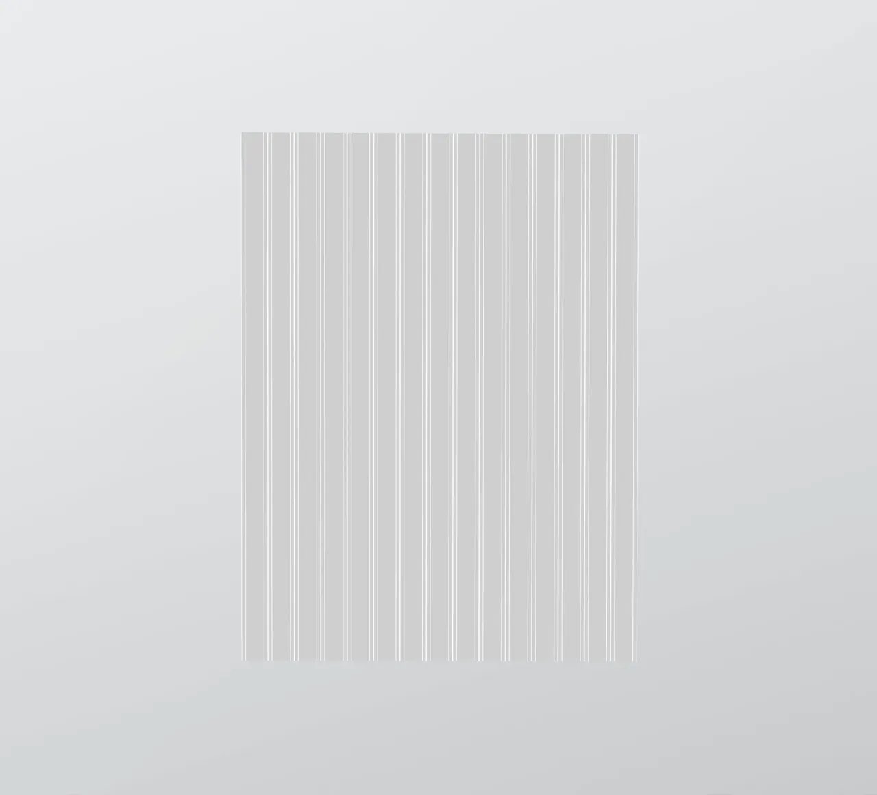 Minimal Classic Scandi Mixed Stripes | White and Light Grey sticker by Beauty in Simplicity