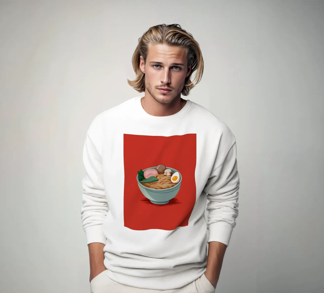 Semplicità del Ramen Cremisi felpa da Nova Glaze