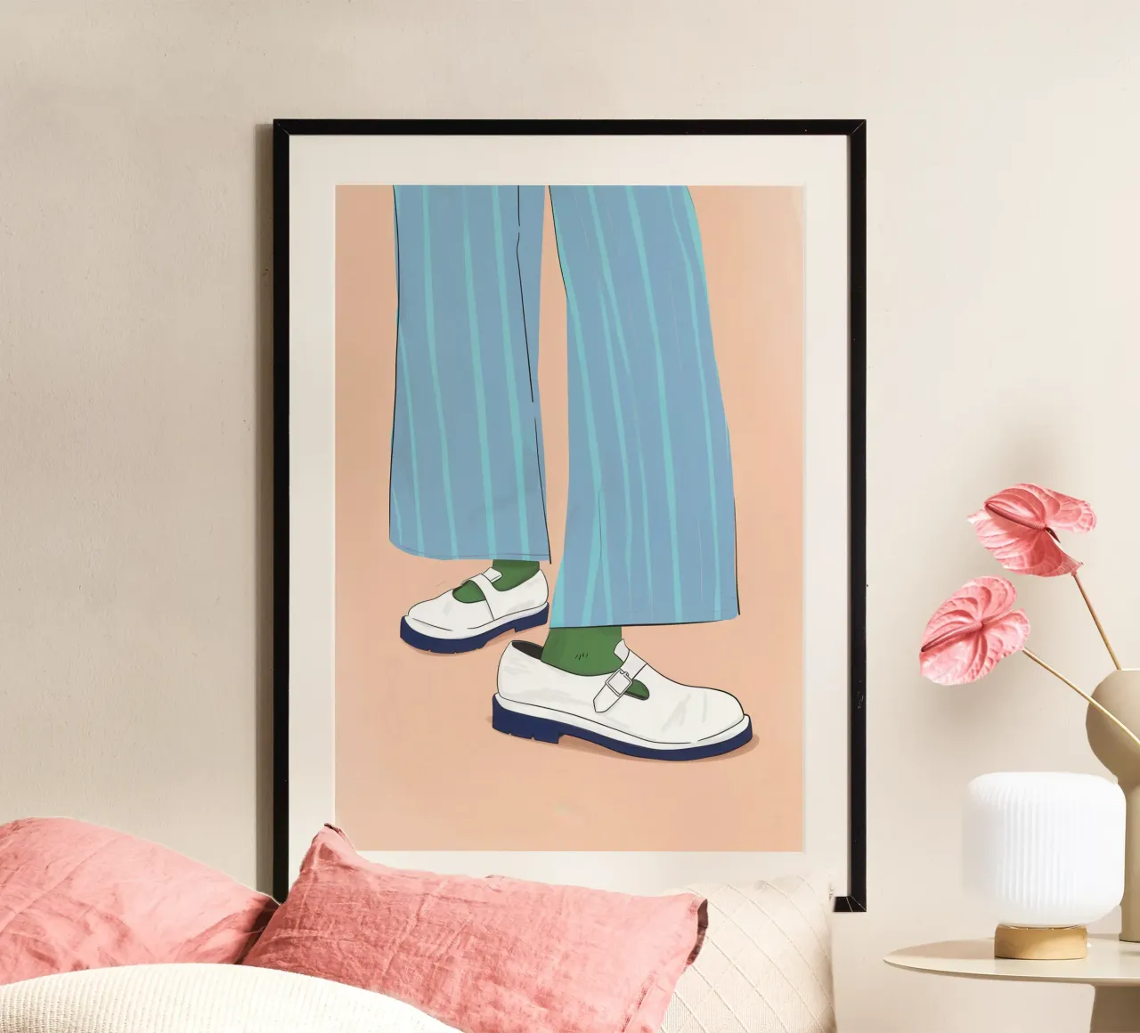 Stile di posizione semplice poster con telaio in alluminio da Scaller Stars