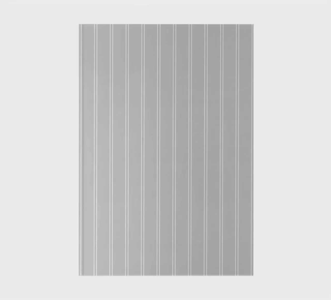 Minimal Basic Classic a doppie strisce bianche su grigio chiaro diario da Beauty in Simplicity