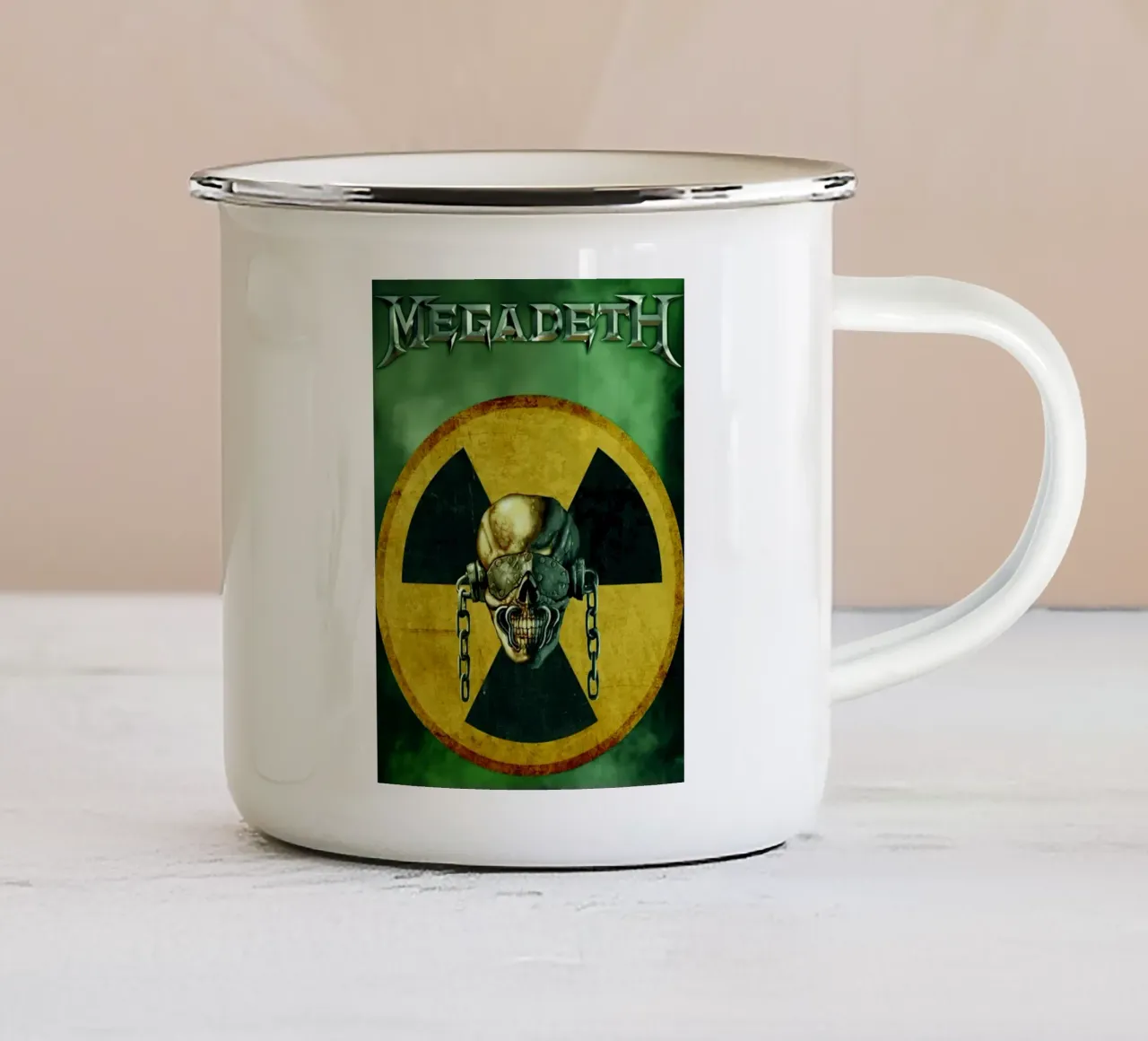 Megadeth tazza in smalto da Musadad Shop