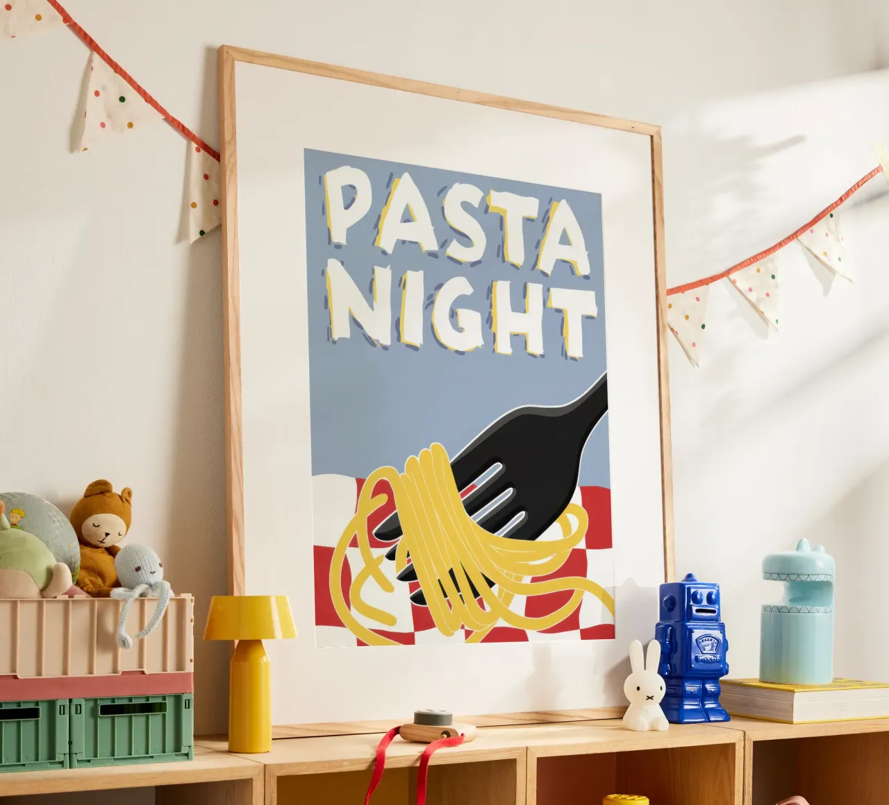 Ultimative Pasta-Proklamation Poster von Nova Glaze