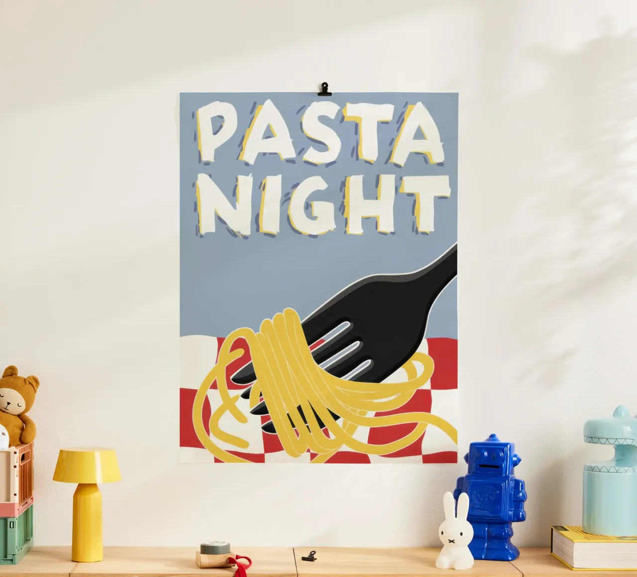 Ultimative Pasta-Proklamation Poster von Nova Glaze