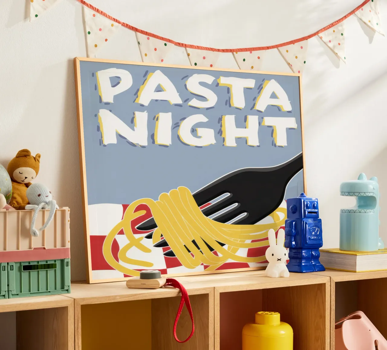 Ultimative Pasta-Proklamation Poster von Nova Glaze