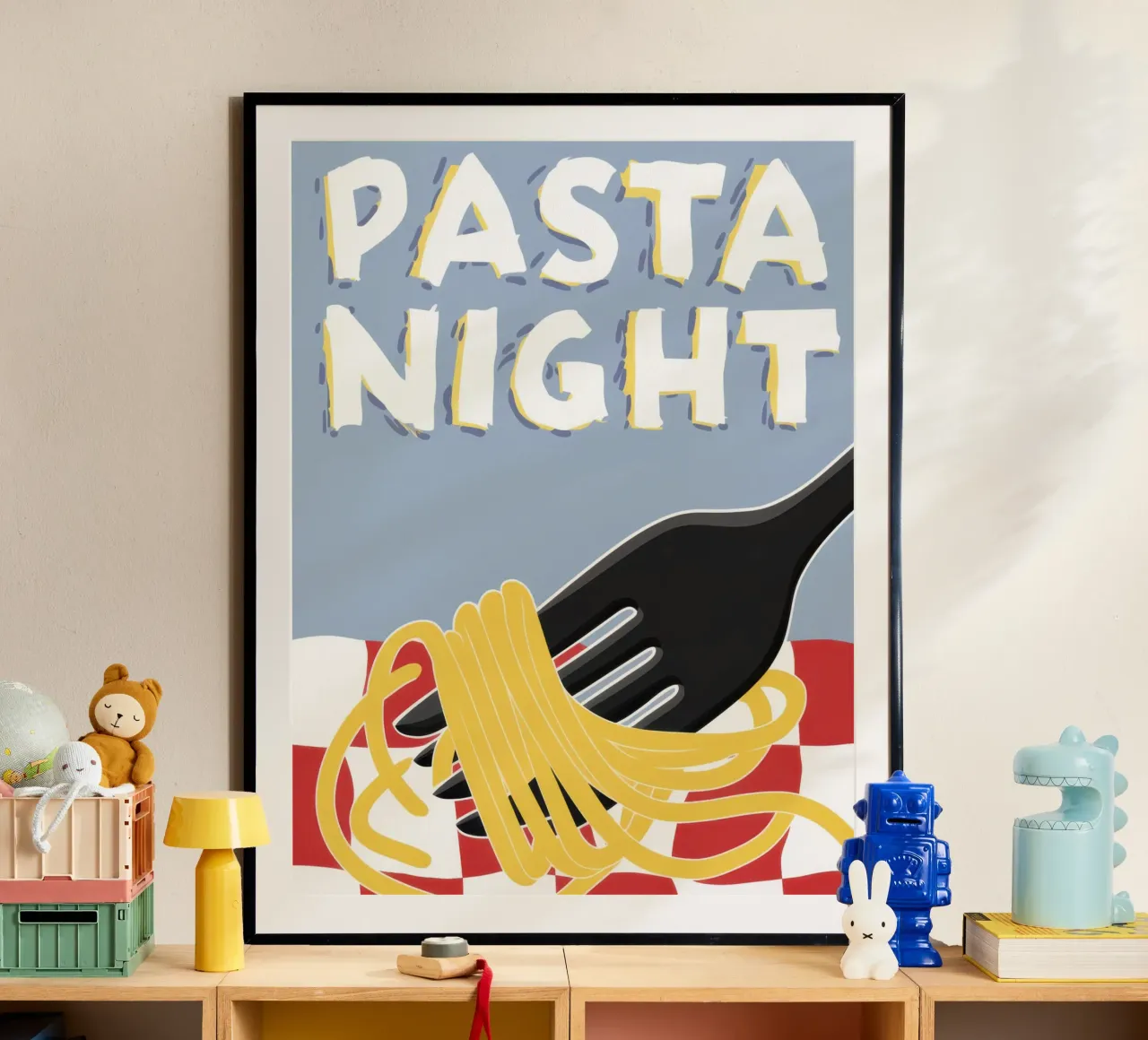 Ultimative Pasta-Proklamation Poster von Nova Glaze