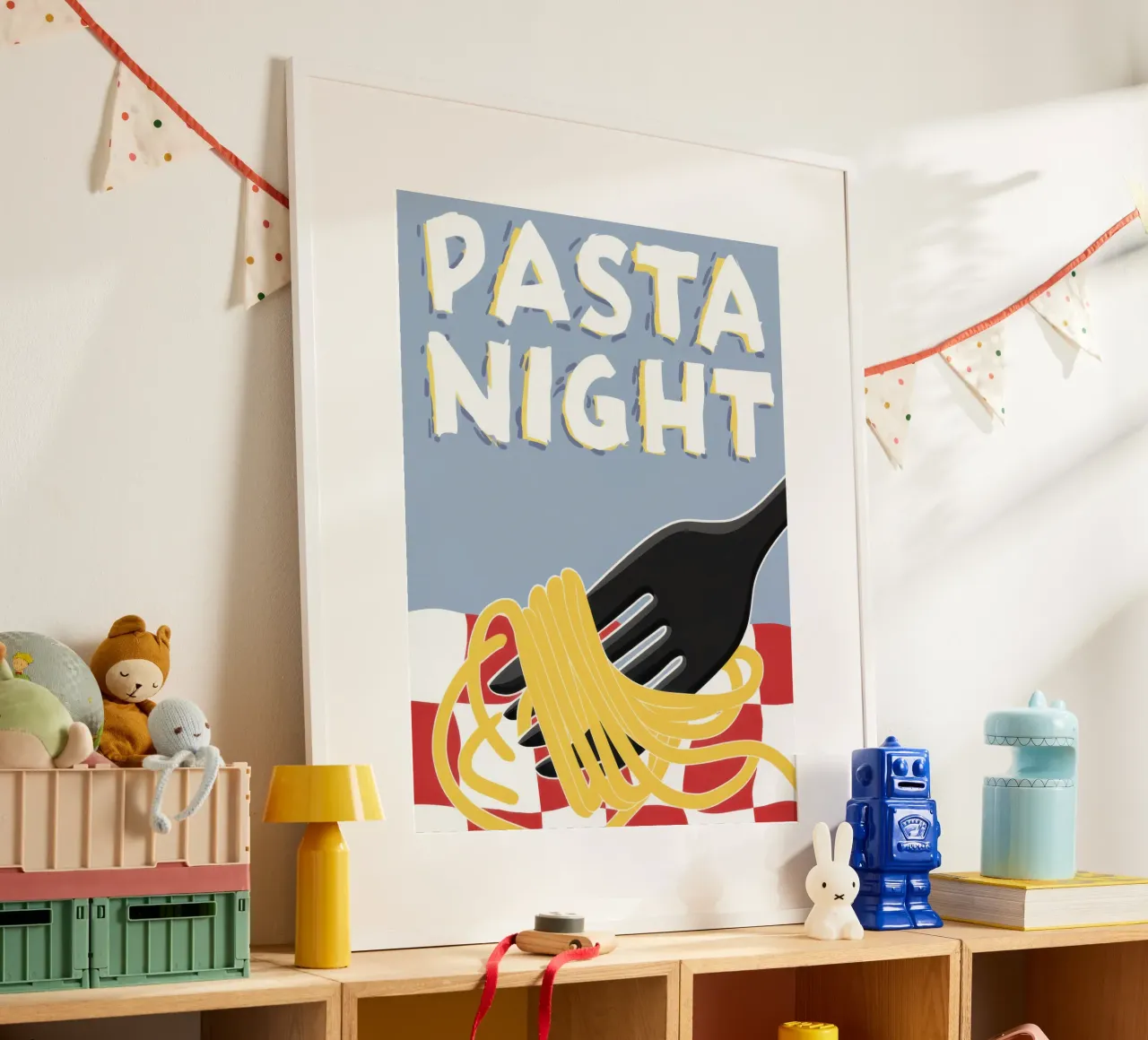 Ultimative Pasta-Proklamation Poster von Nova Glaze