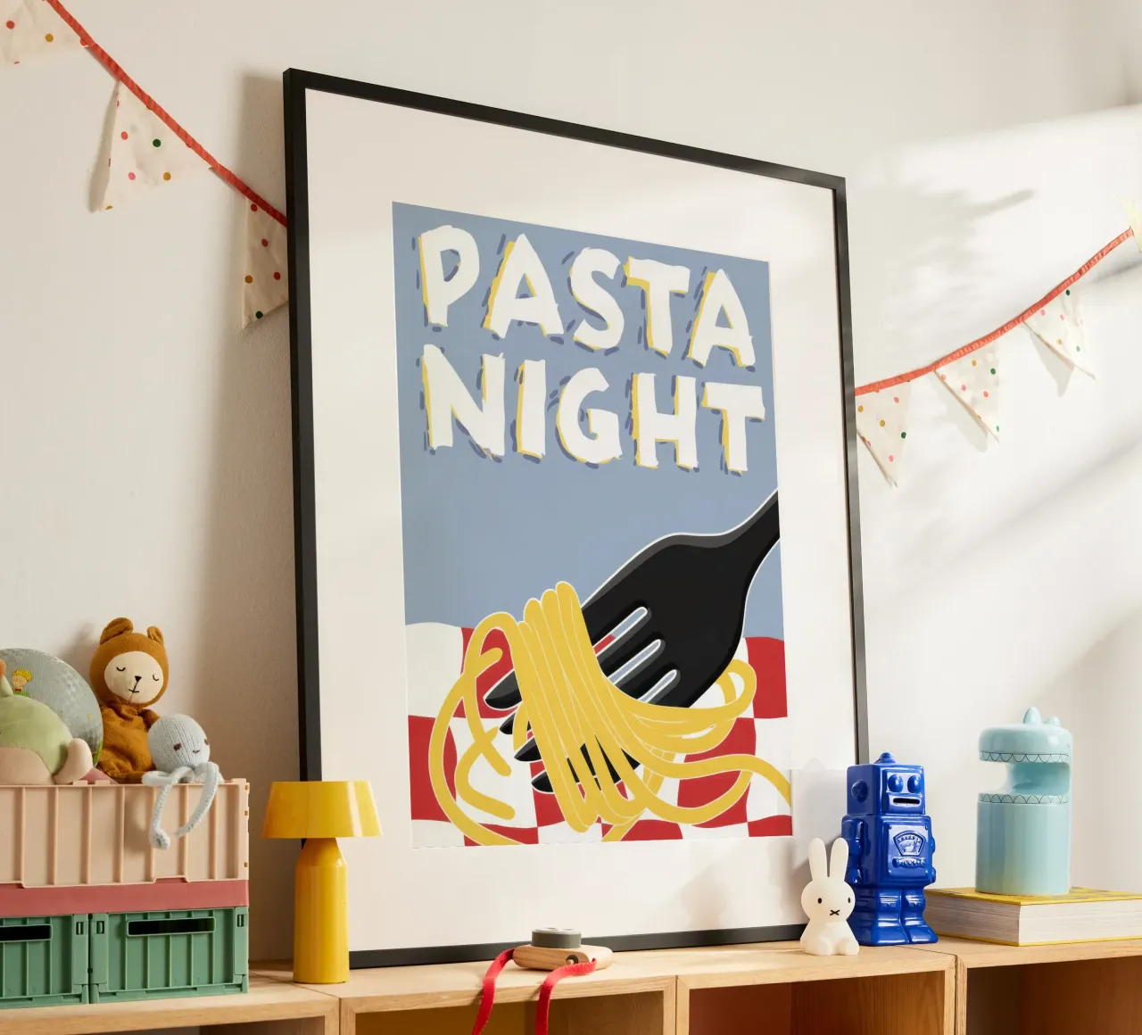 Ultimative Pasta-Proklamation Poster von Nova Glaze