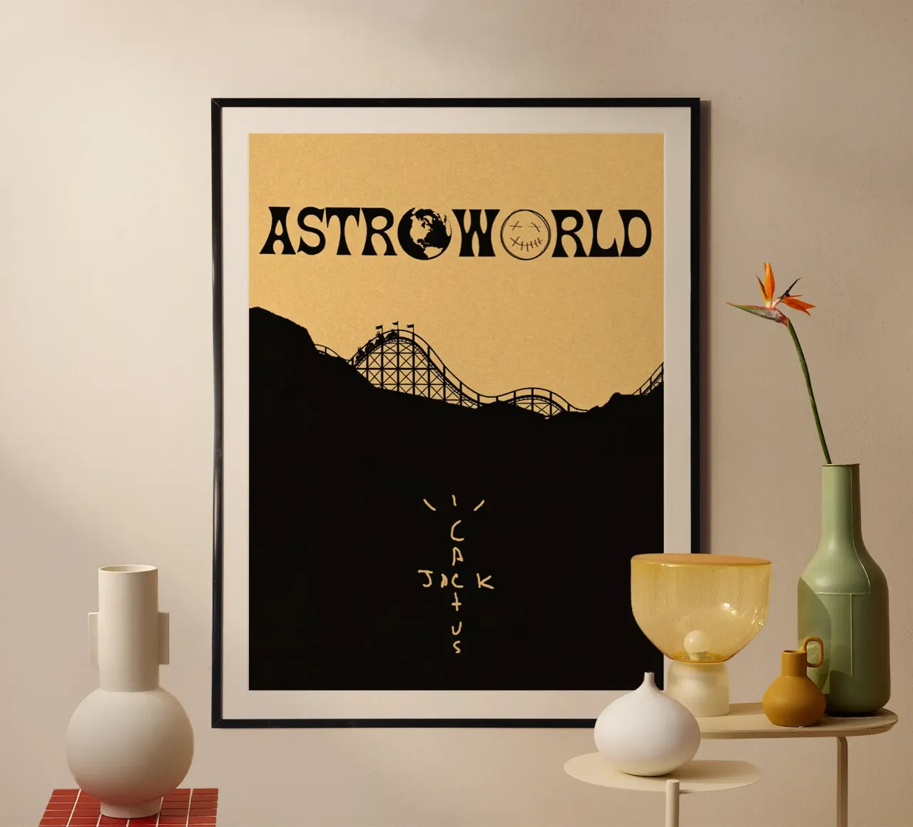 Travis Scott poster da Musadad Shop