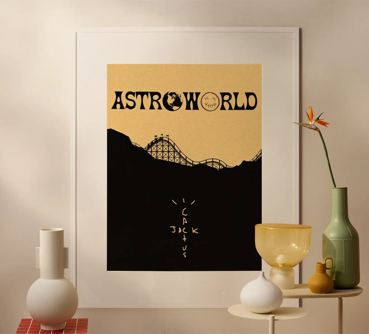 Travis Scott poster da Musadad Shop