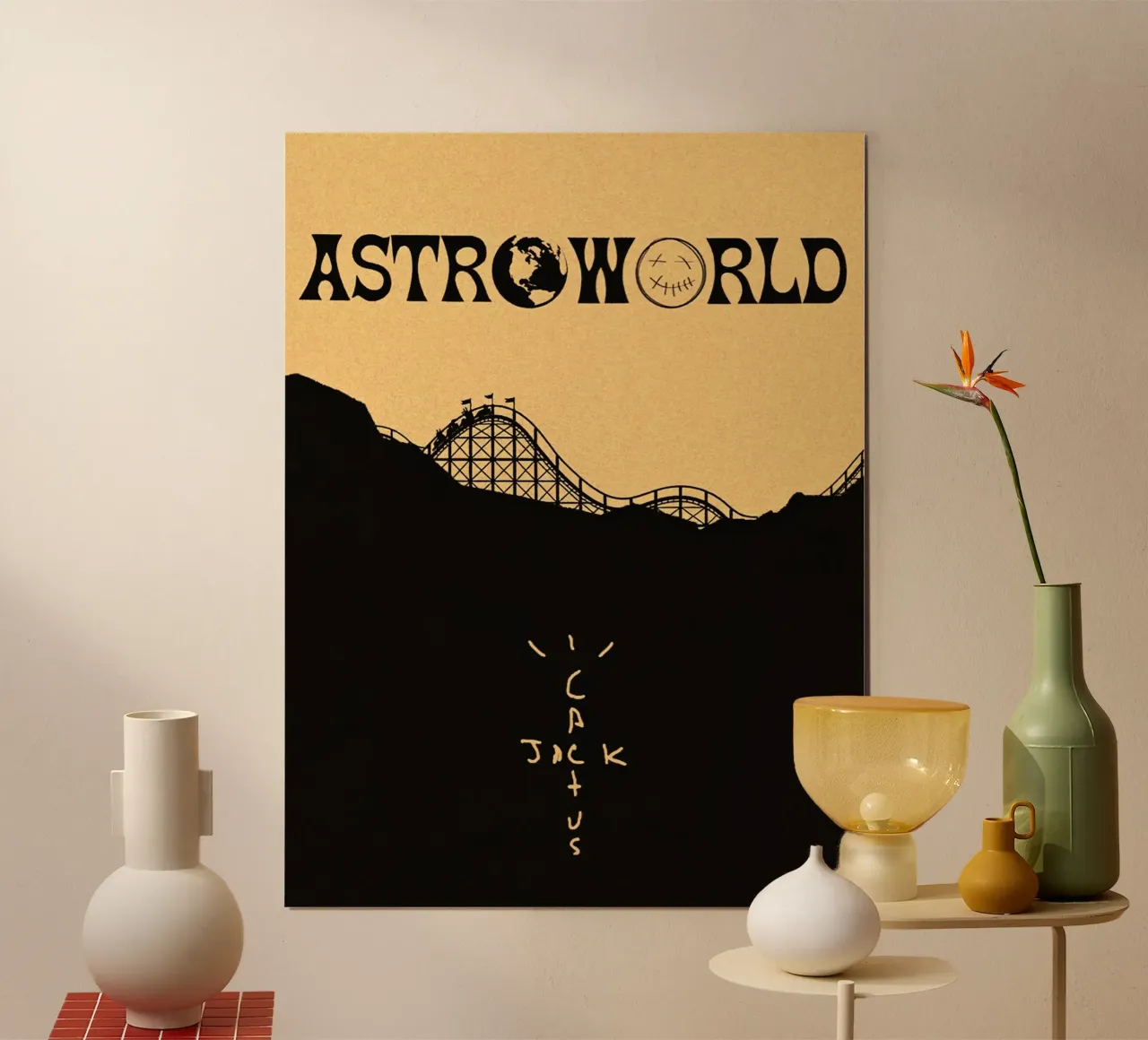 Travis Scott poster da Musadad Shop
