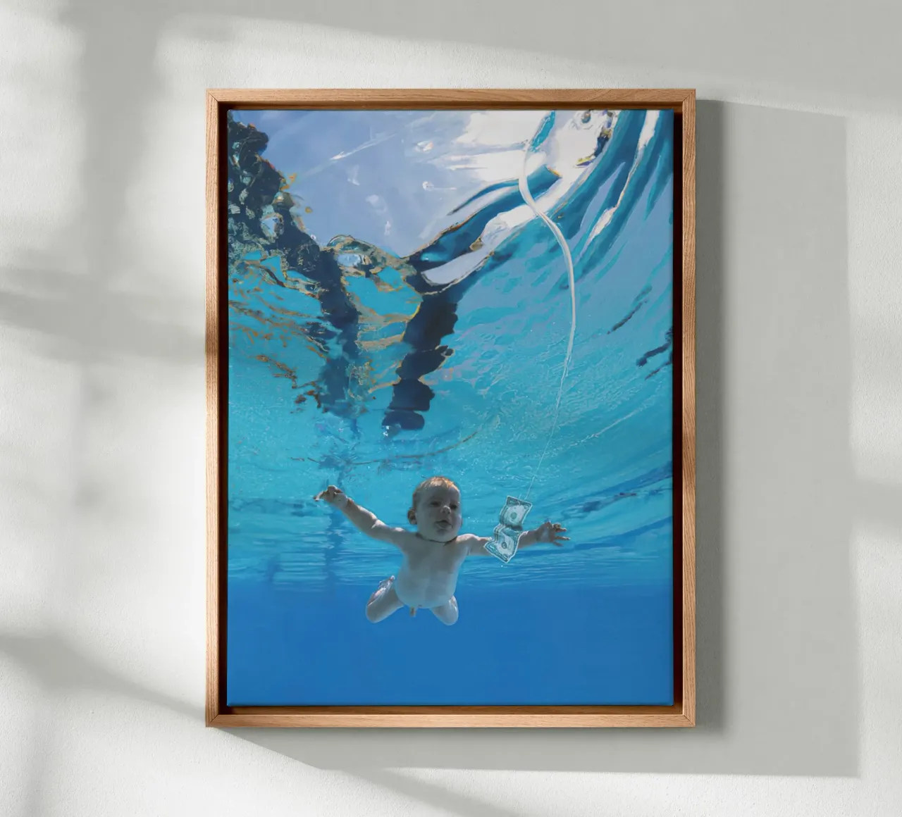 Nirvana tela con Cornice a cassetta da Musadad Shop