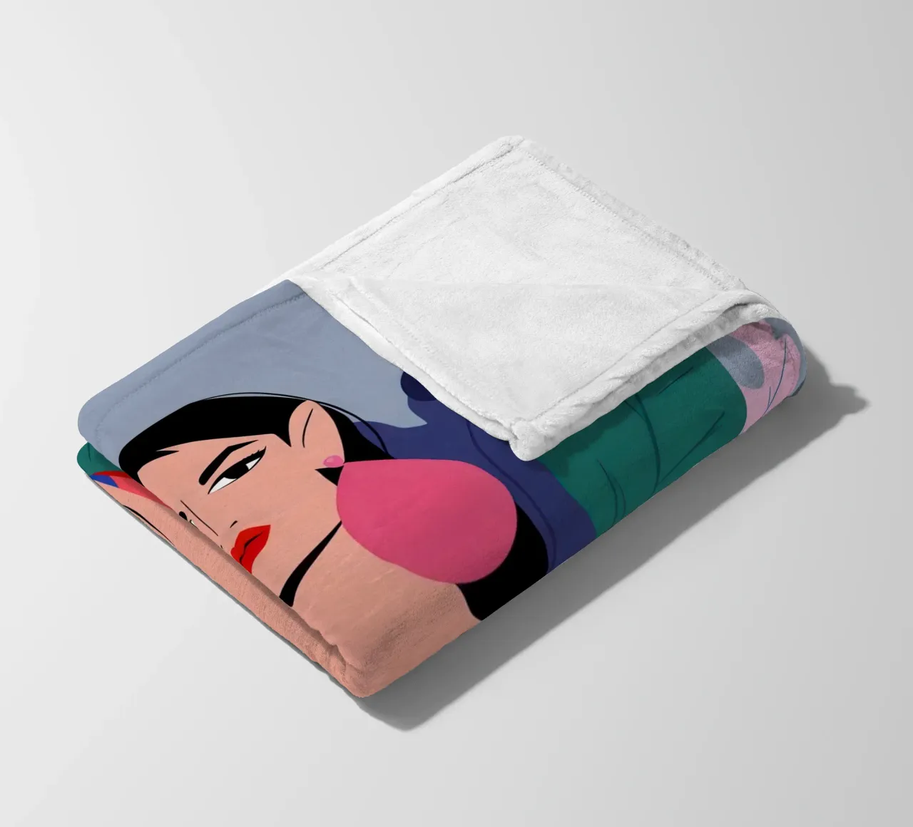 Fiducia nella giacca fucsia coperta in pile da Nova Glaze