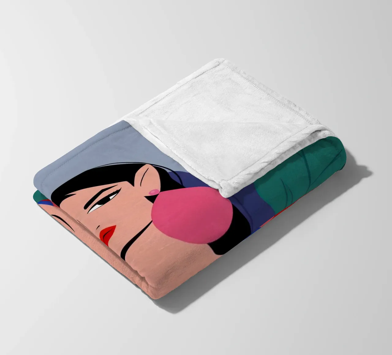 Fiducia nella giacca fucsia coperta in pile da Nova Glaze