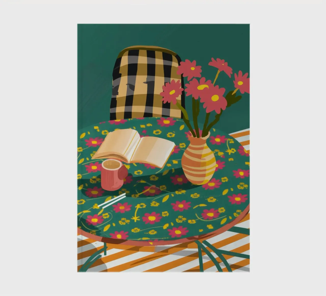 Reading by the Window notebook by Nova Glaze