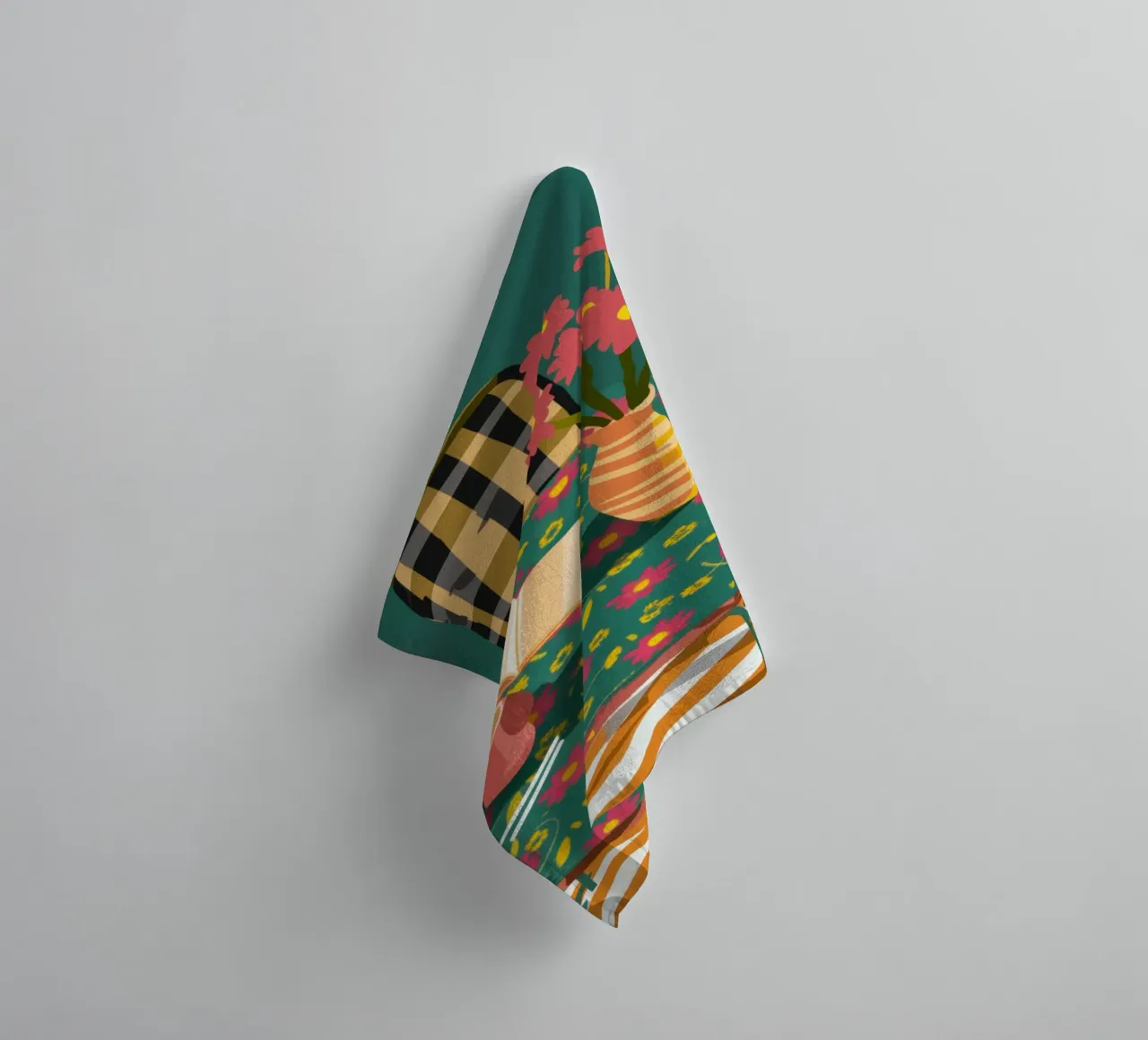 Reading by the Window towel by Nova Glaze