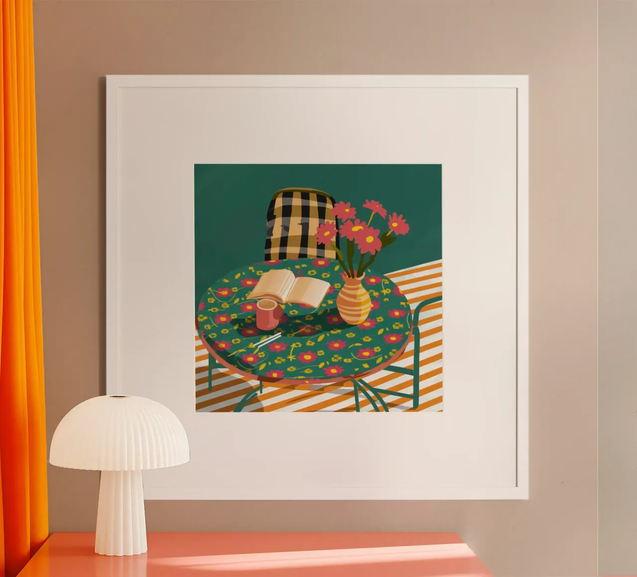 Reading by the Window poster by Nova Glaze