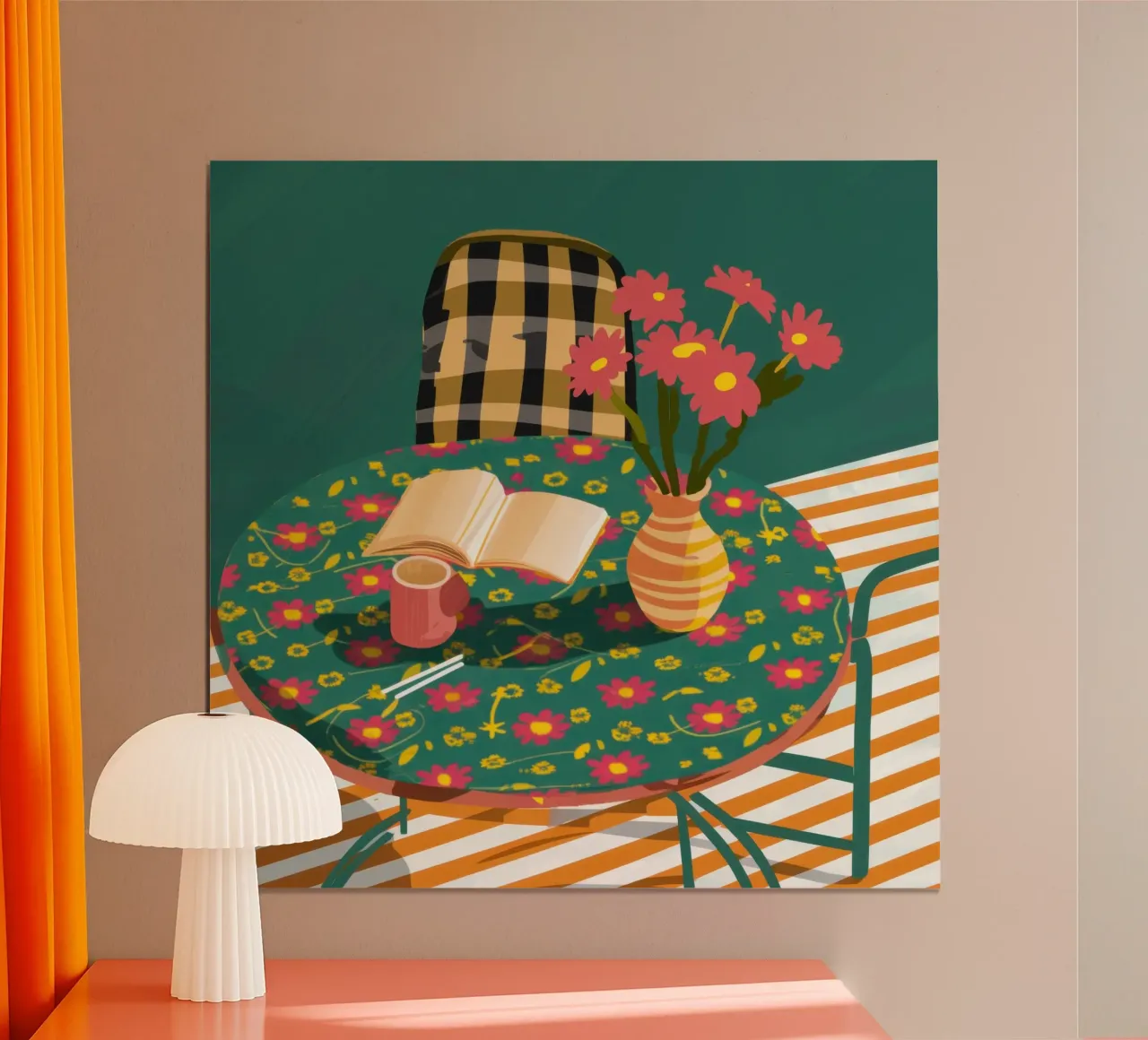 Reading by the Window poster by Nova Glaze