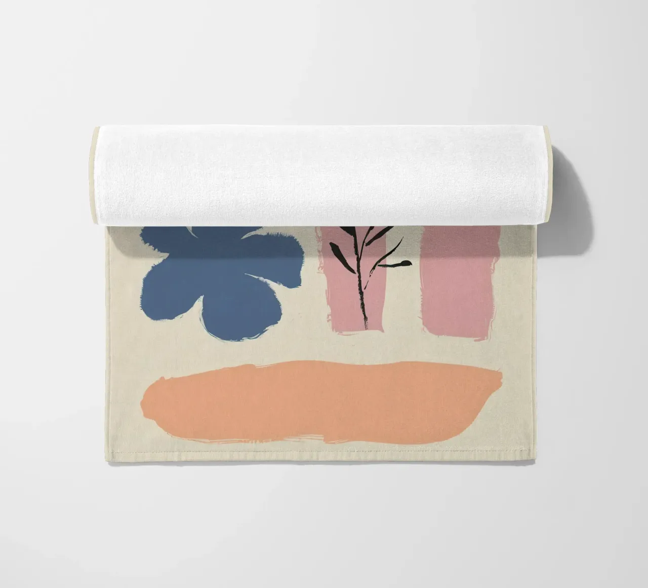 Forme fluide e terrose telo mare da Nova Glaze