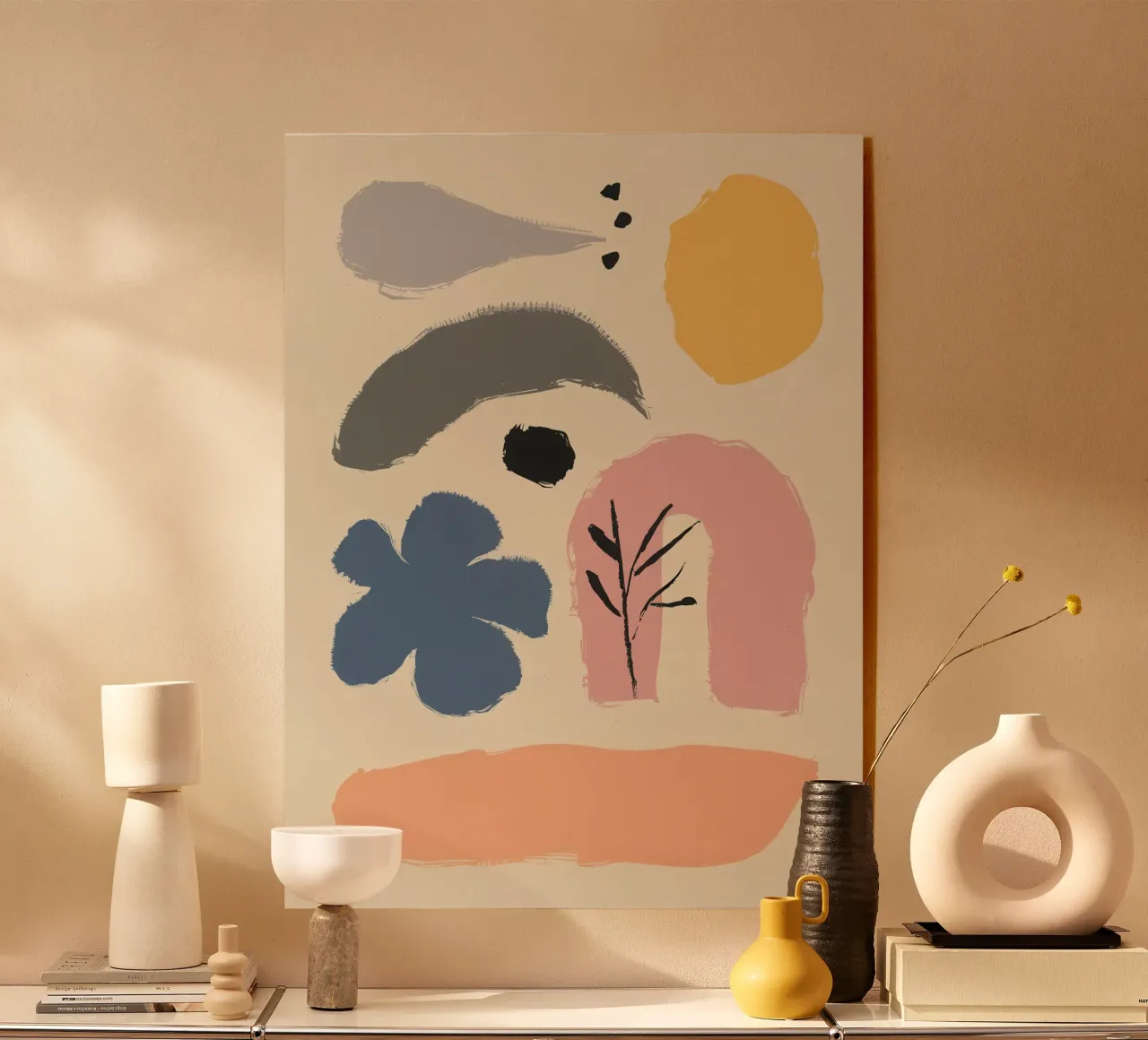 Forme fluide e terrose plexiglass da Nova Glaze